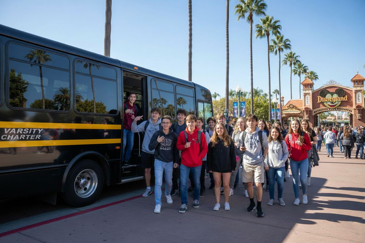 Give the bus two yellow strips (same color as school bus) and change Premier Charters to "Varsity Charter" with capital letters